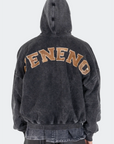 VENENO BUZO ZIPPER LEATHER COW