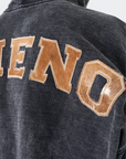 VENENO BUZO ZIPPER LEATHER COW