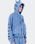 VENENO BUZO ZIPPER SHARK BLUE VN-0468