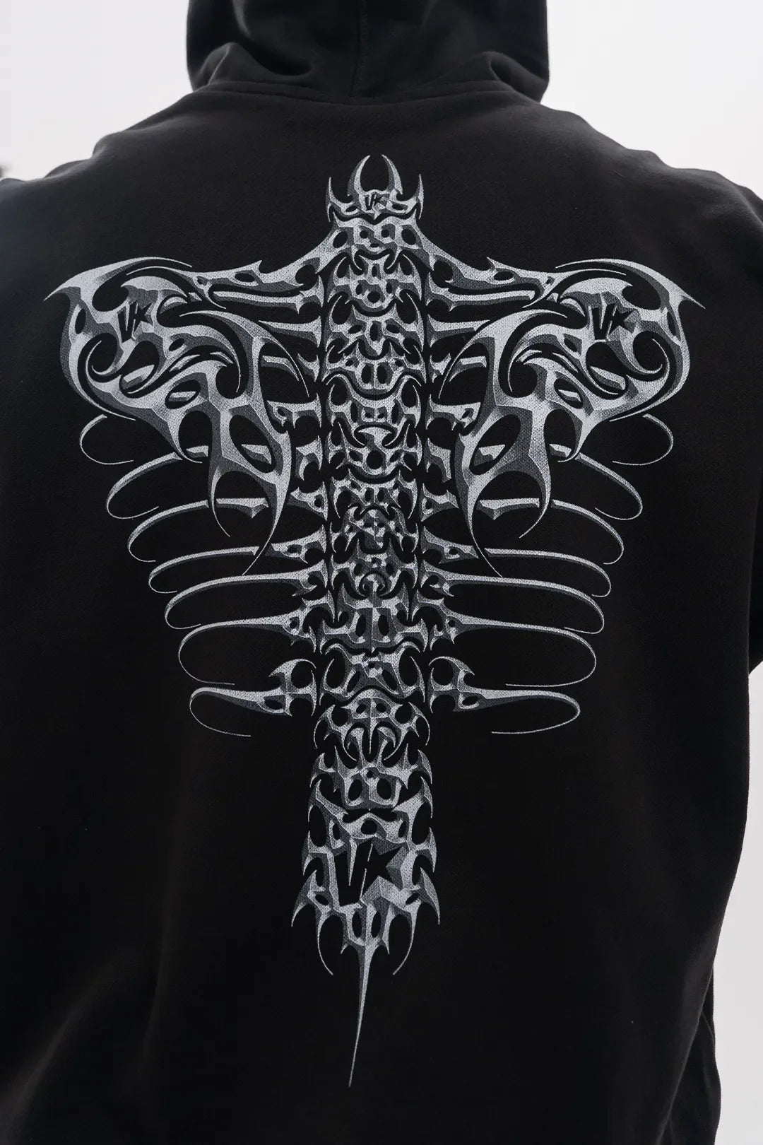 VENENO BUZO ZIP UP GRUNGE BONES