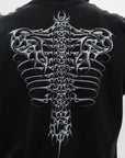 VENENO BUZO ZIP UP GRUNGE BONES