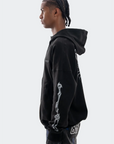 VENENO BUZO ZIP UP GRUNGE BONES