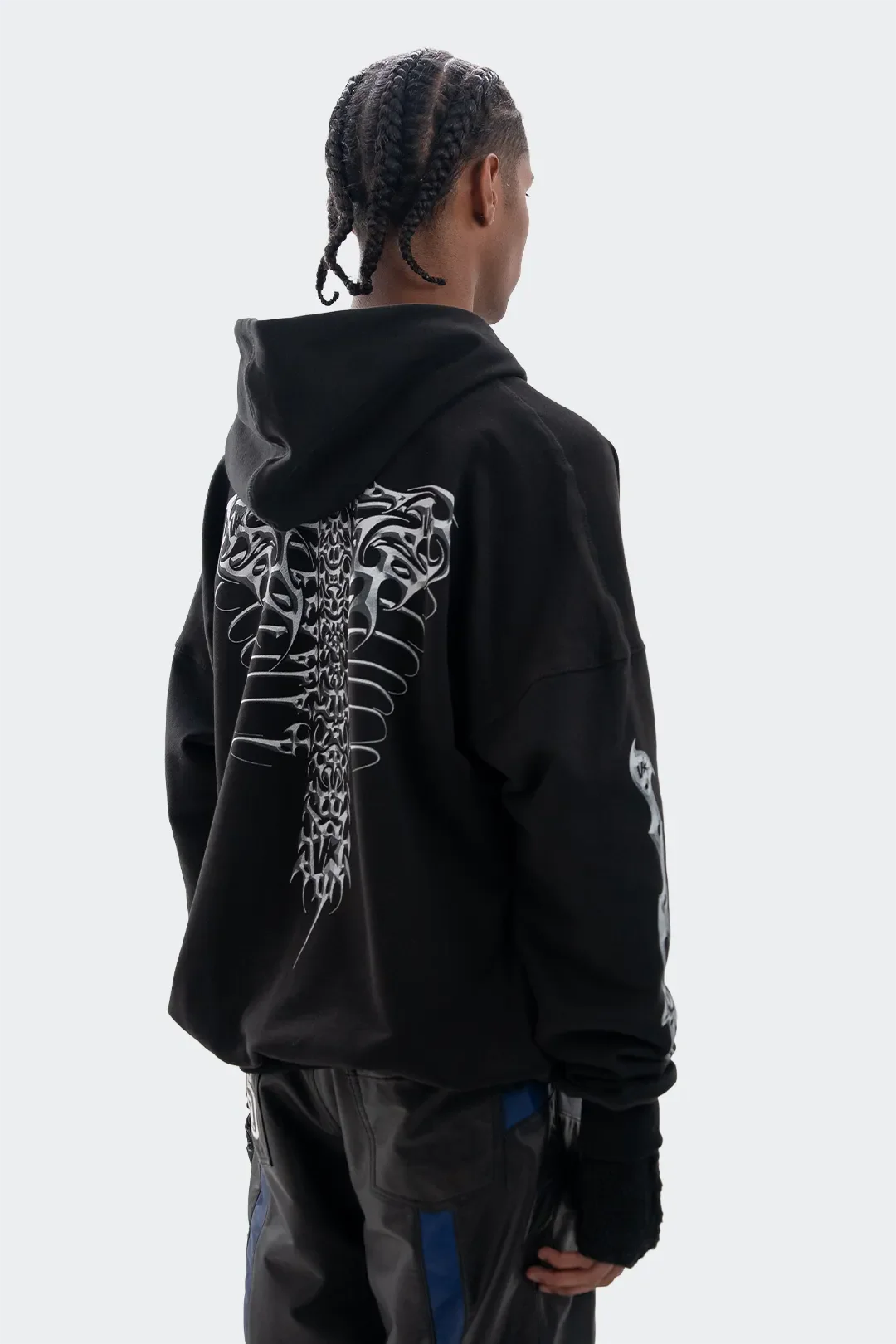 VENENO BUZO ZIP UP GRUNGE BONES