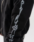 VENENO BUZO ZIP UP GRUNGE BONES