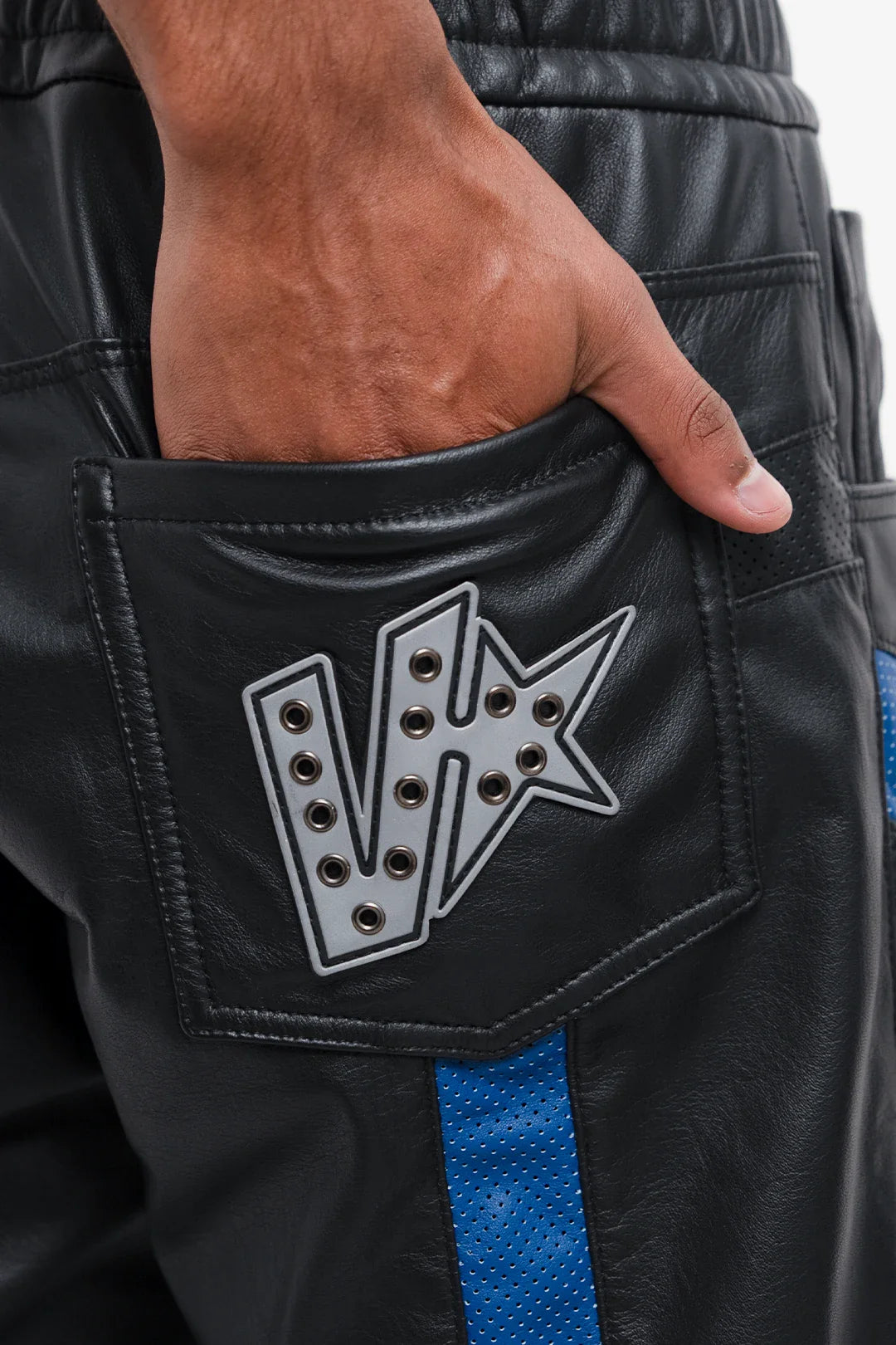 VENENO PANTALON CUERO BIKER GO FASTER