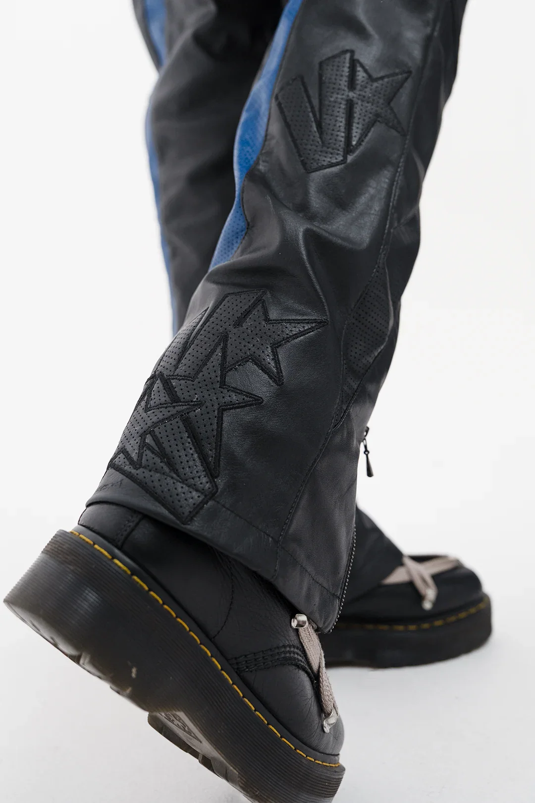 VENENO PANTALON CUERO BIKER GO FASTER