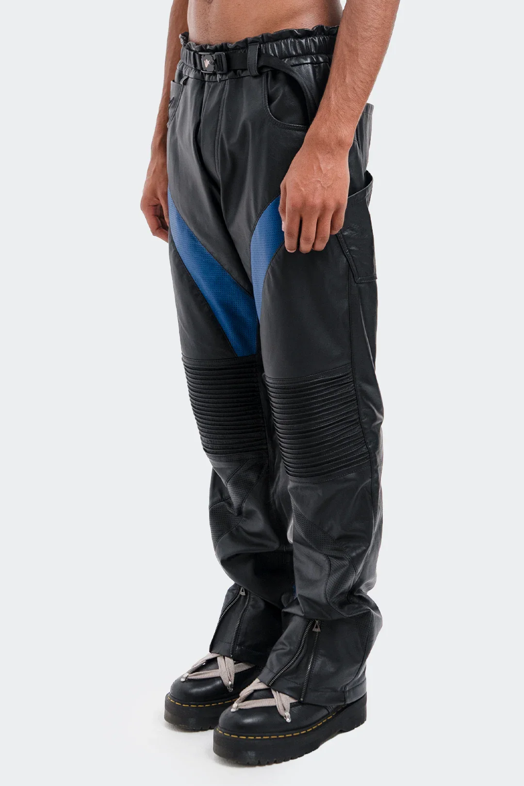 VENENO PANTALON CUERO BIKER GO FASTER