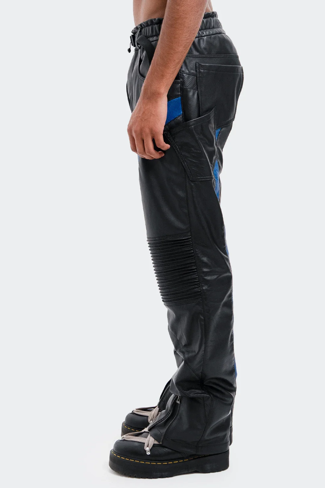 VENENO PANTALON CUERO BIKER GO FASTER