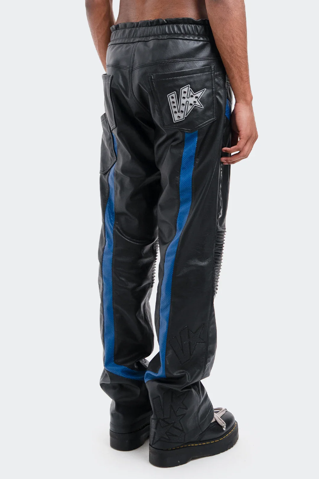 VENENO PANTALON CUERO BIKER GO FASTER