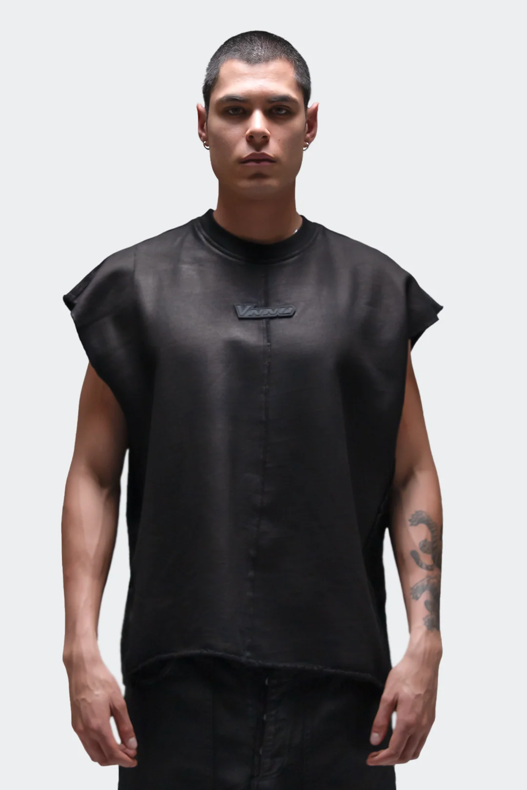 VENENO TANK TOP LEATHER EFFECT
