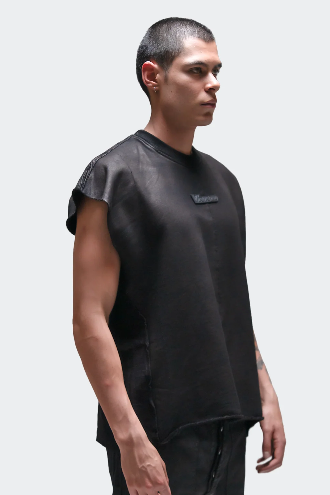 VENENO TANK TOP LEATHER EFFECT