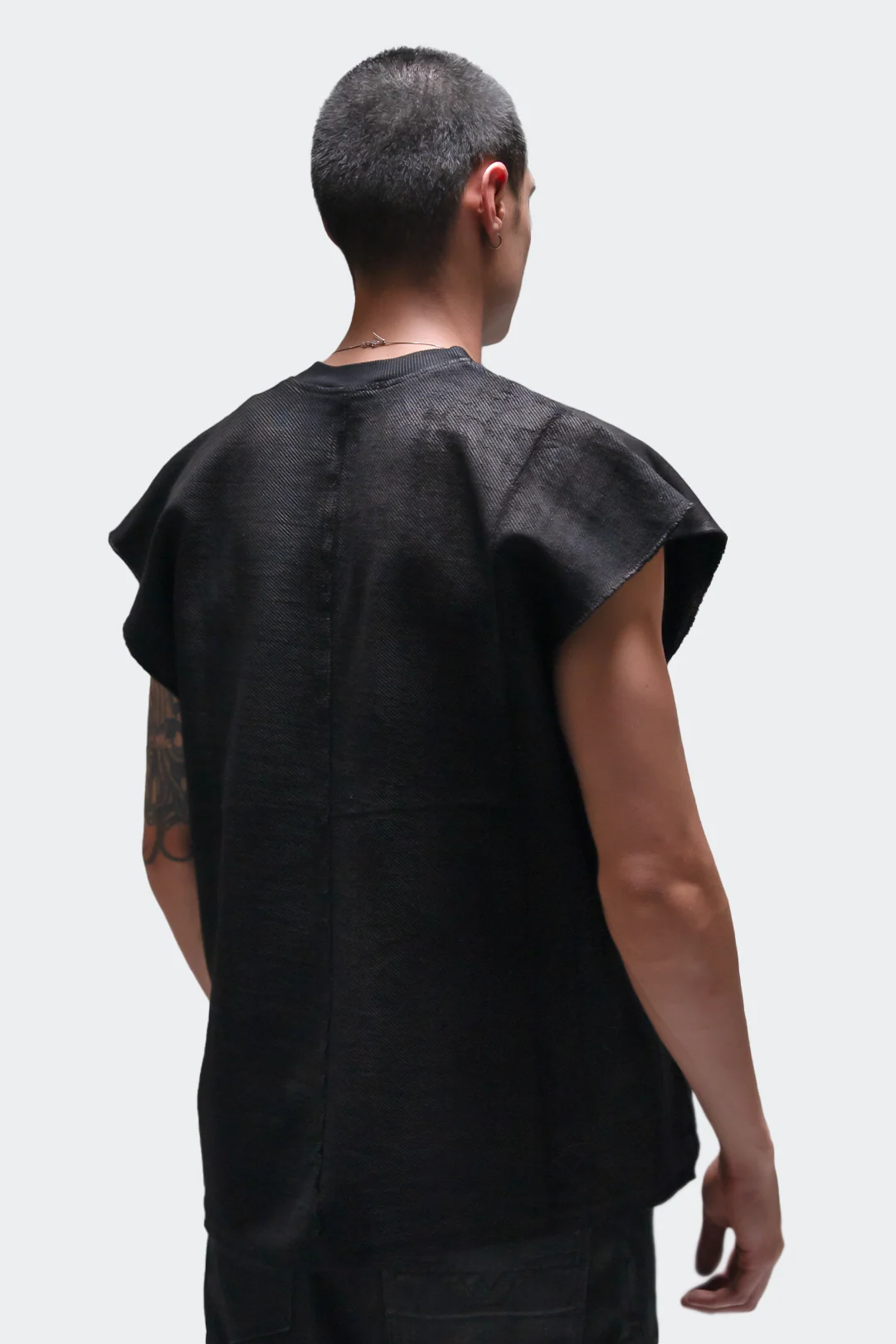 VENENO TANK TOP LEATHER EFFECT