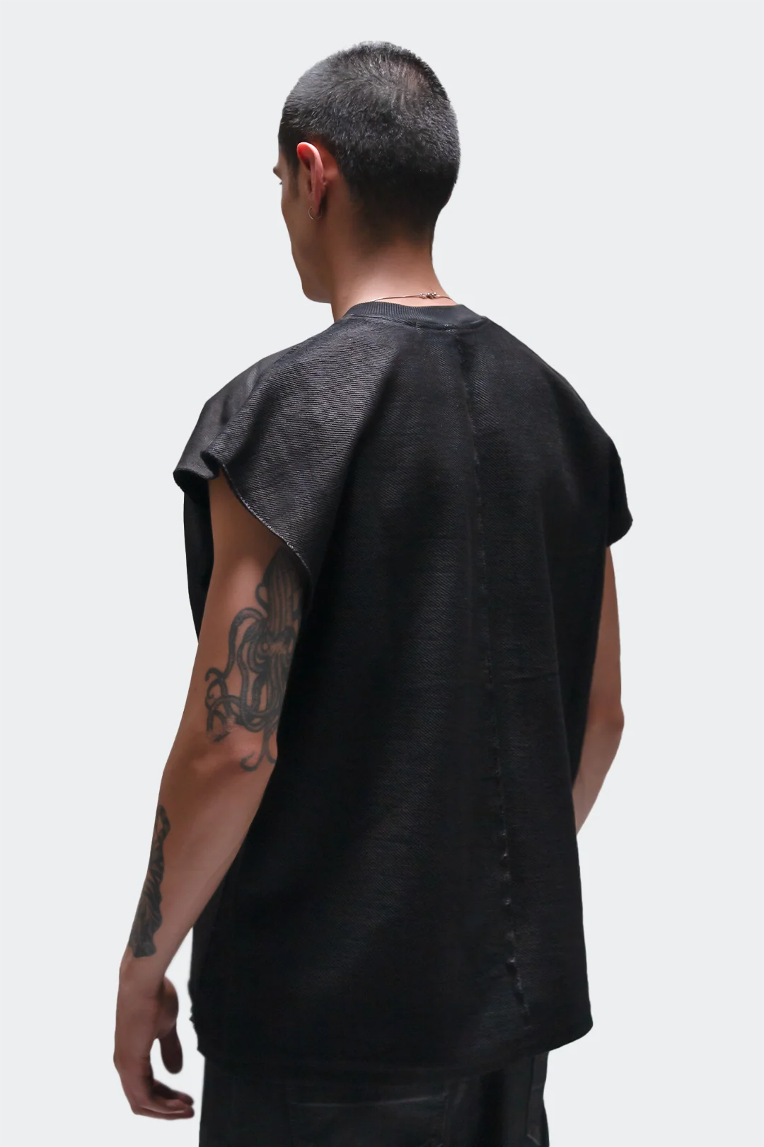 VENENO TANK TOP LEATHER EFFECT