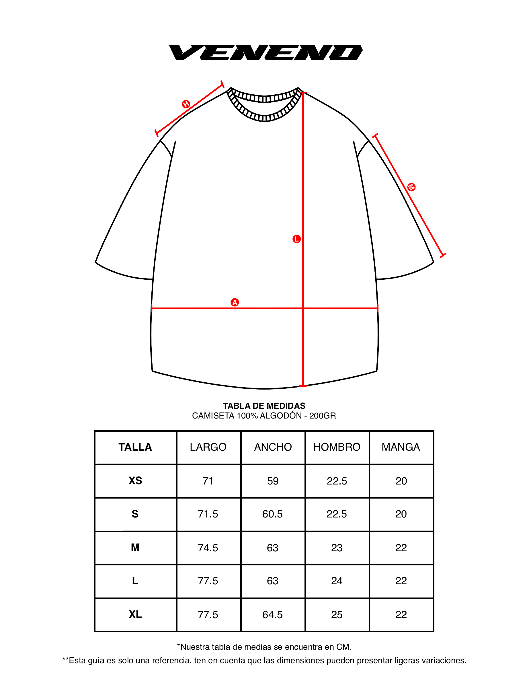 VENENO CAMISETA NURSE