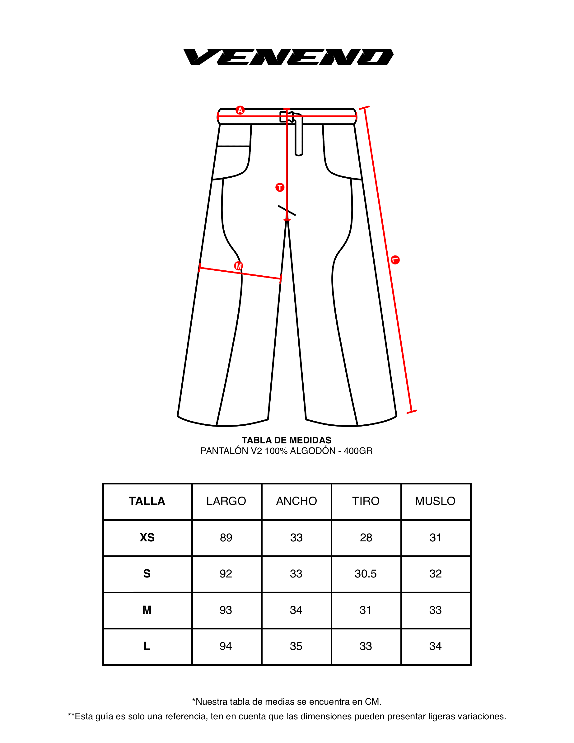 VENENO PANTALON COMFORT V2