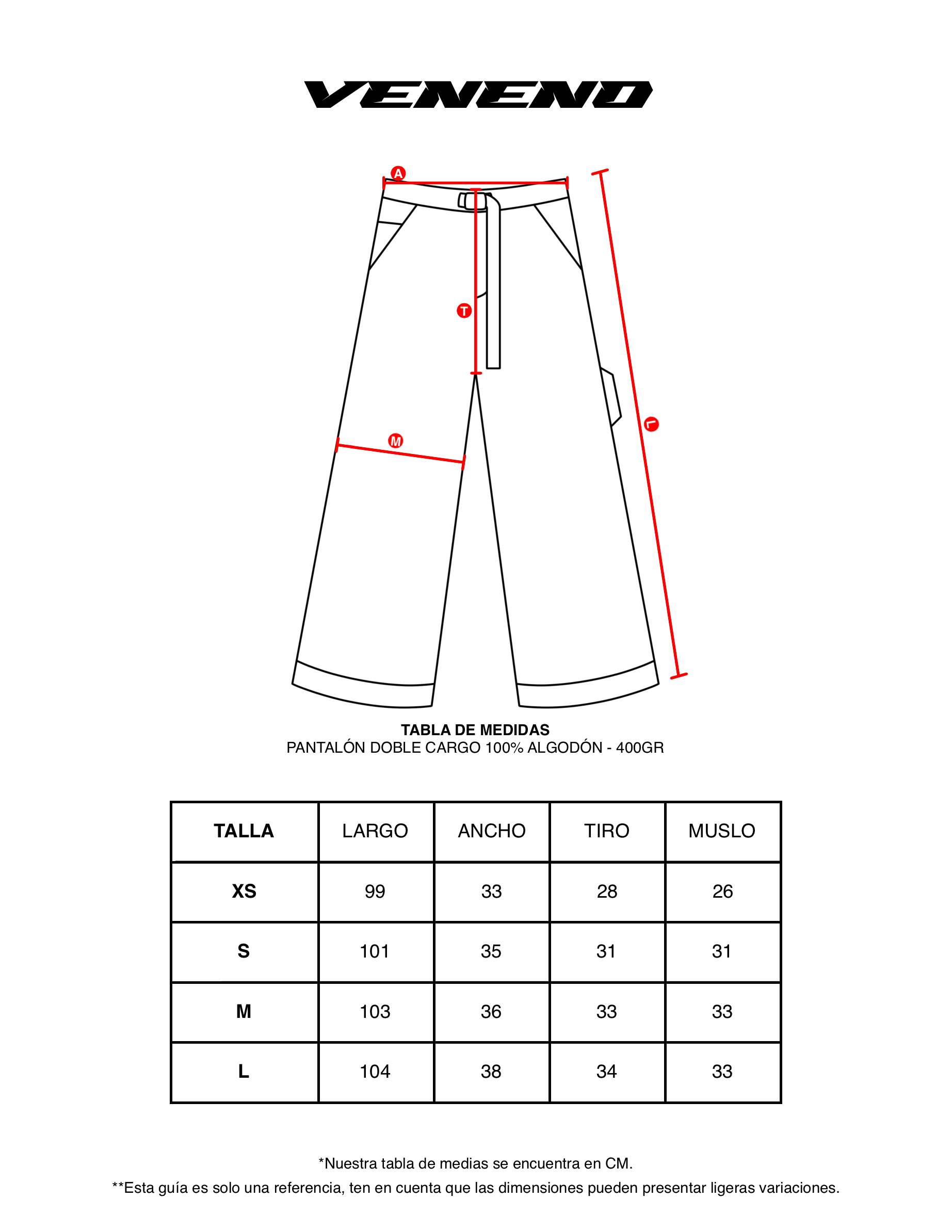 VENENO PANTALON CARPENTER THORNS