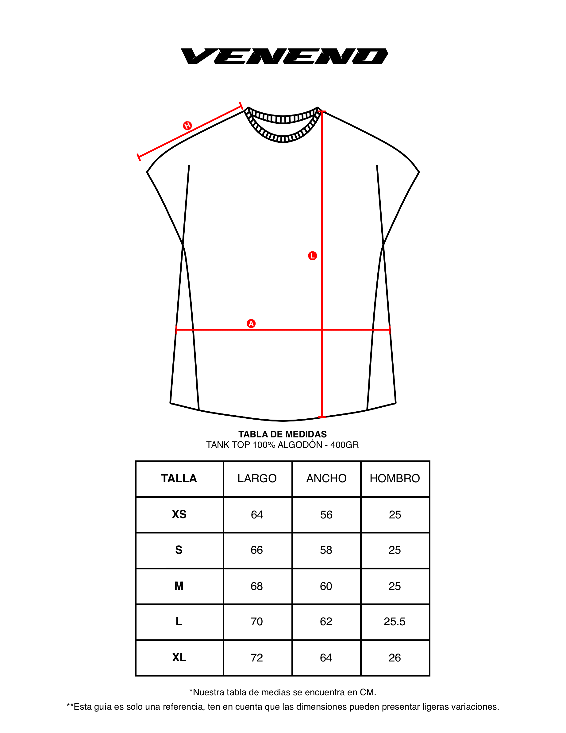 VENENO TANK TOP VNNO INVERSE