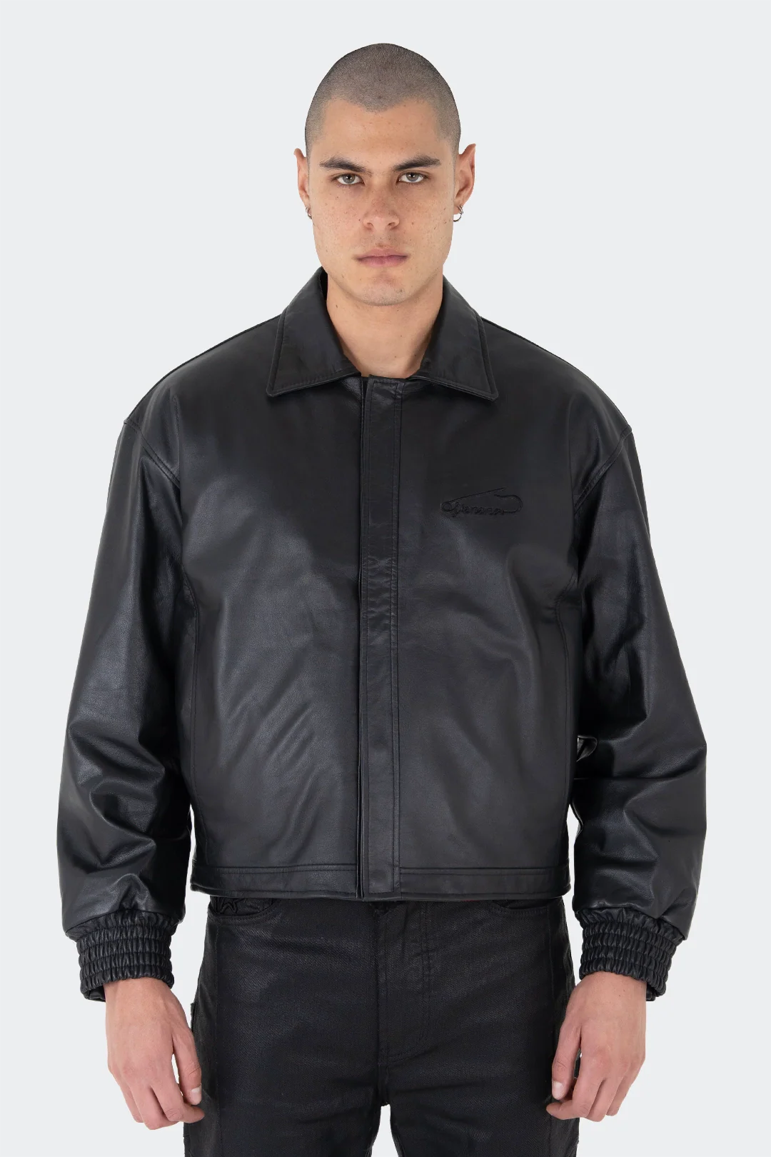 VENENO CHAQUETA DE CUERO NURSE