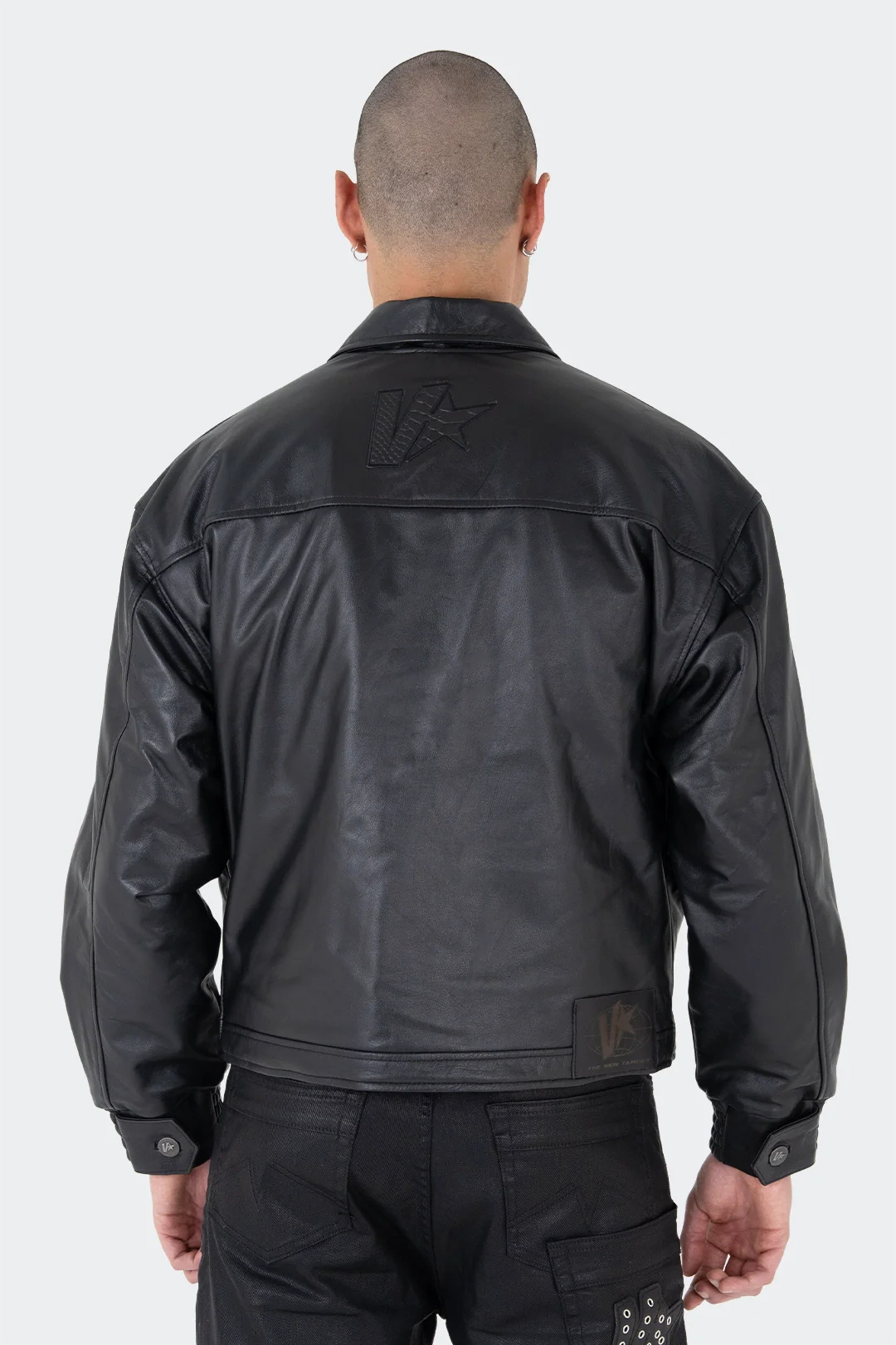 VENENO CHAQUETA DE CUERO NURSE