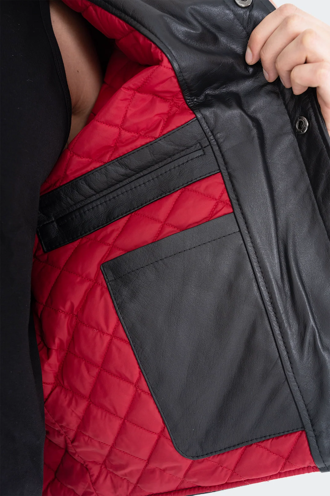 VENENO CHAQUETA DE CUERO NURSE