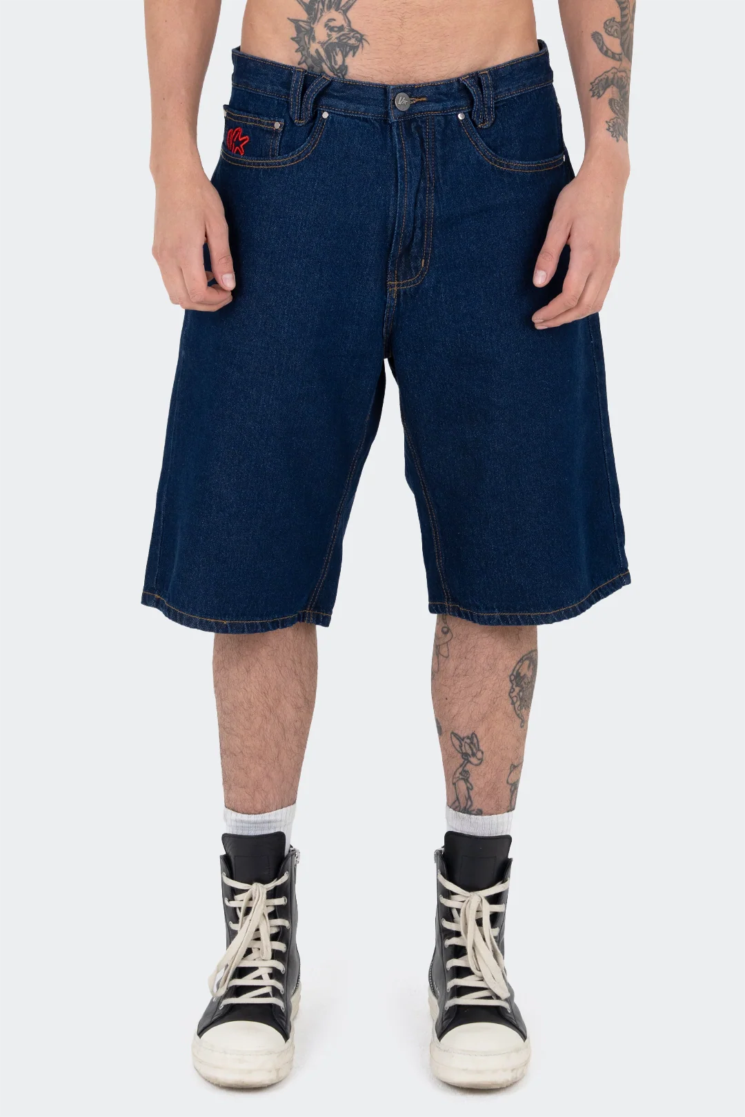 VENENO SHORT DENIM RAW