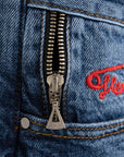 VENENO JEAN TRIPLE WAISTBAND BLUE