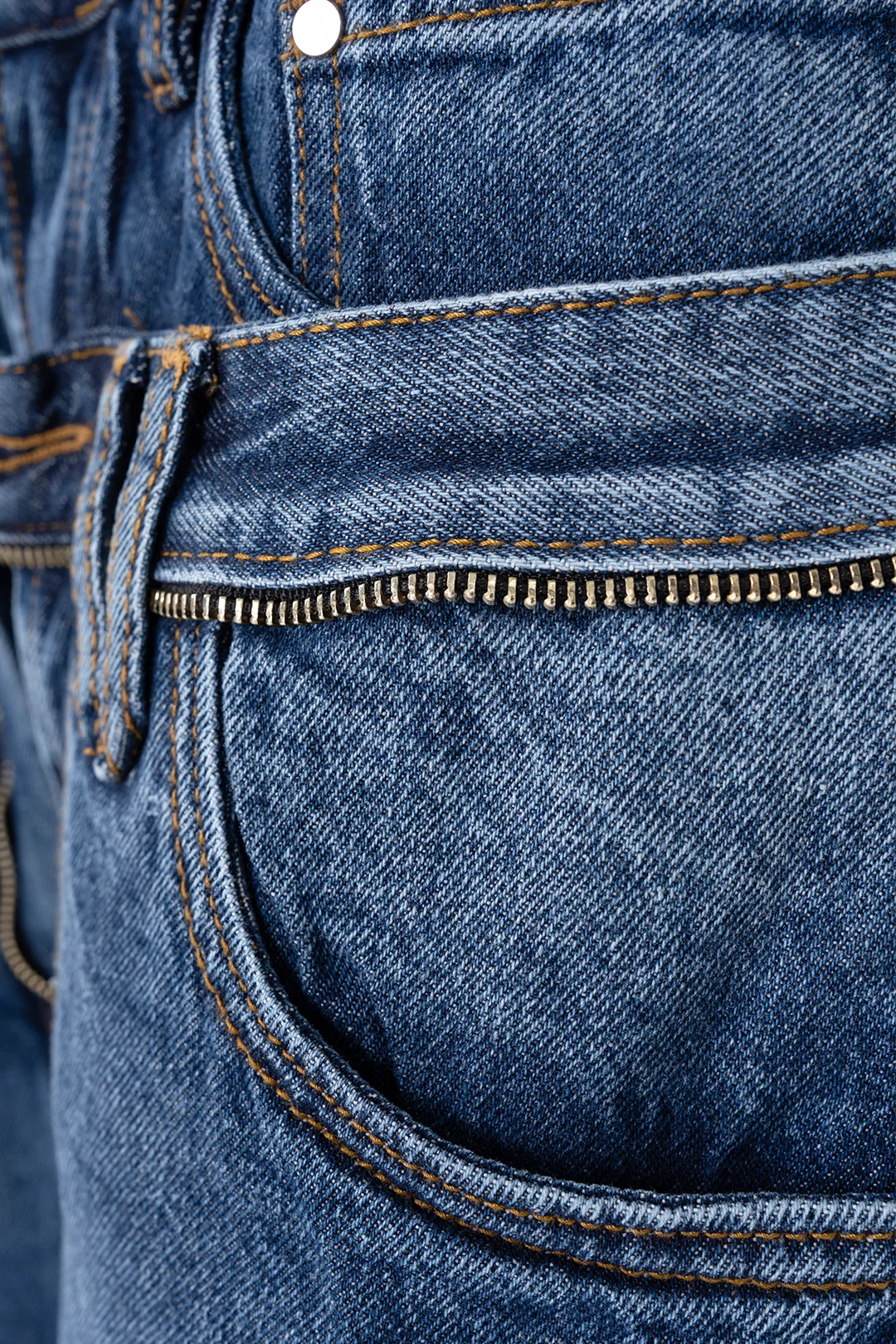 VENENO JEAN TRIPLE WAISTBAND BLUE