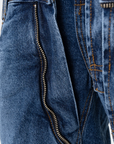 VENENO JEAN TRIPLE WAISTBAND BLUE