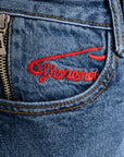 VENENO JEAN TRIPLE WAISTBAND BLUE