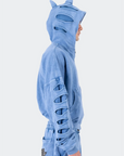 VENENO BUZO ZIPPER SHARK BLUE VN-0468