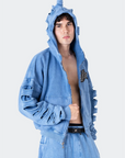 VENENO BUZO ZIPPER SHARK BLUE VN-0468