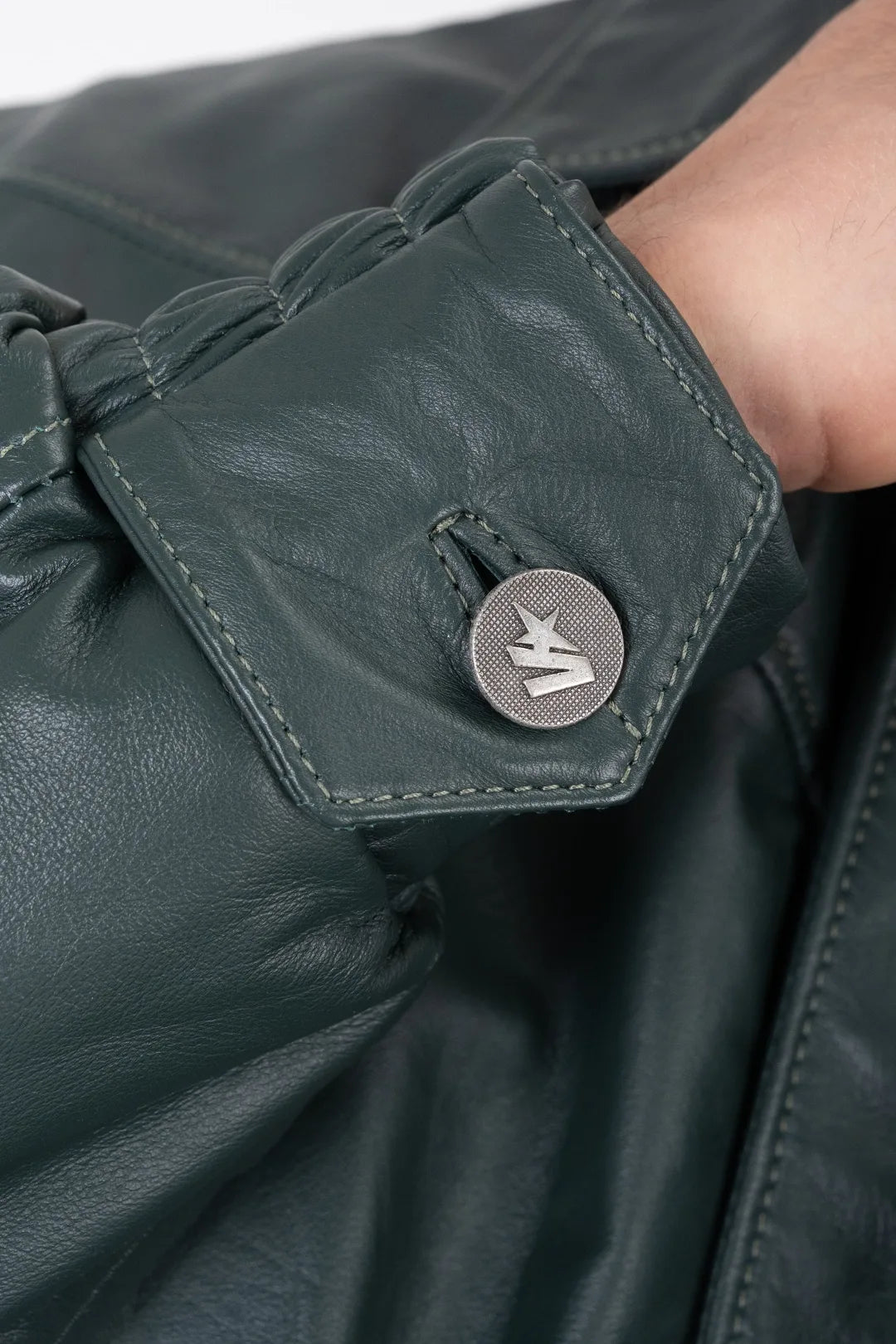 VENENO CHAQUETA DE CUERO EMERALD VIPER VN-0486