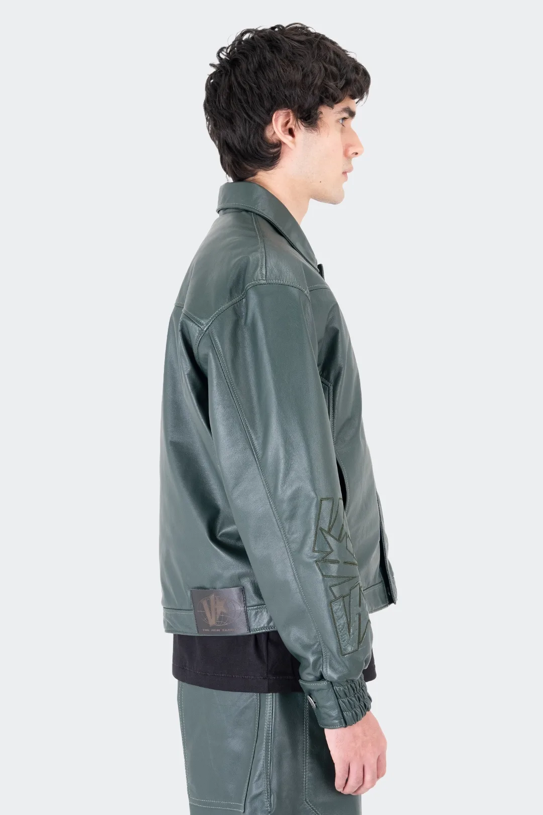 VENENO CHAQUETA DE CUERO EMERALD VIPER VN-0486