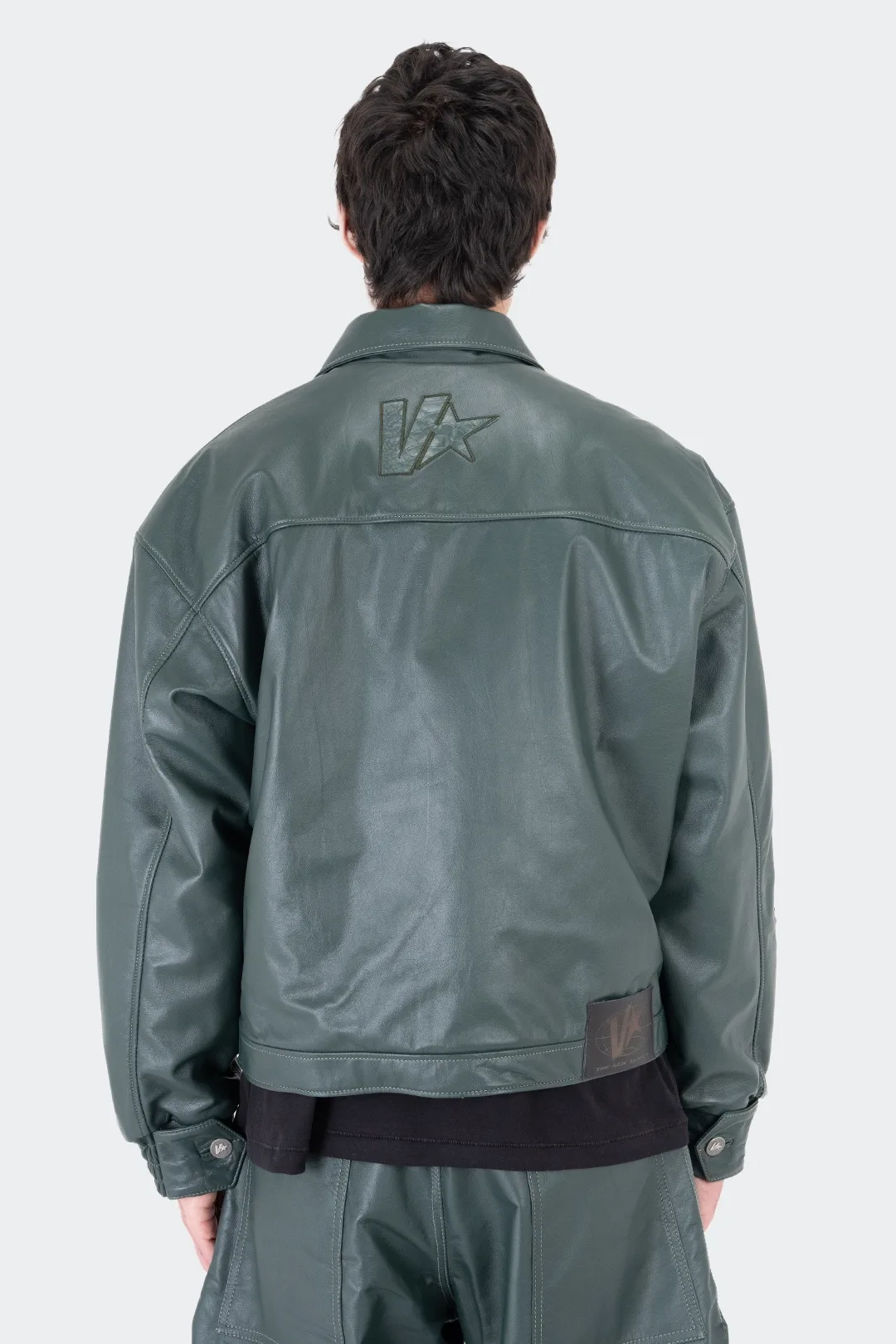 VENENO CHAQUETA DE CUERO EMERALD VIPER VN-0486
