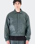 VENENO CHAQUETA DE CUERO EMERALD VIPER VN-0486