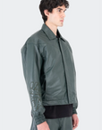 VENENO CHAQUETA DE CUERO EMERALD VIPER VN-0486