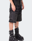 VENENO SHORT DENIM FRAGMENT
