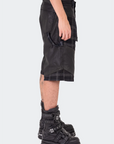 VENENO SHORT DENIM FRAGMENT