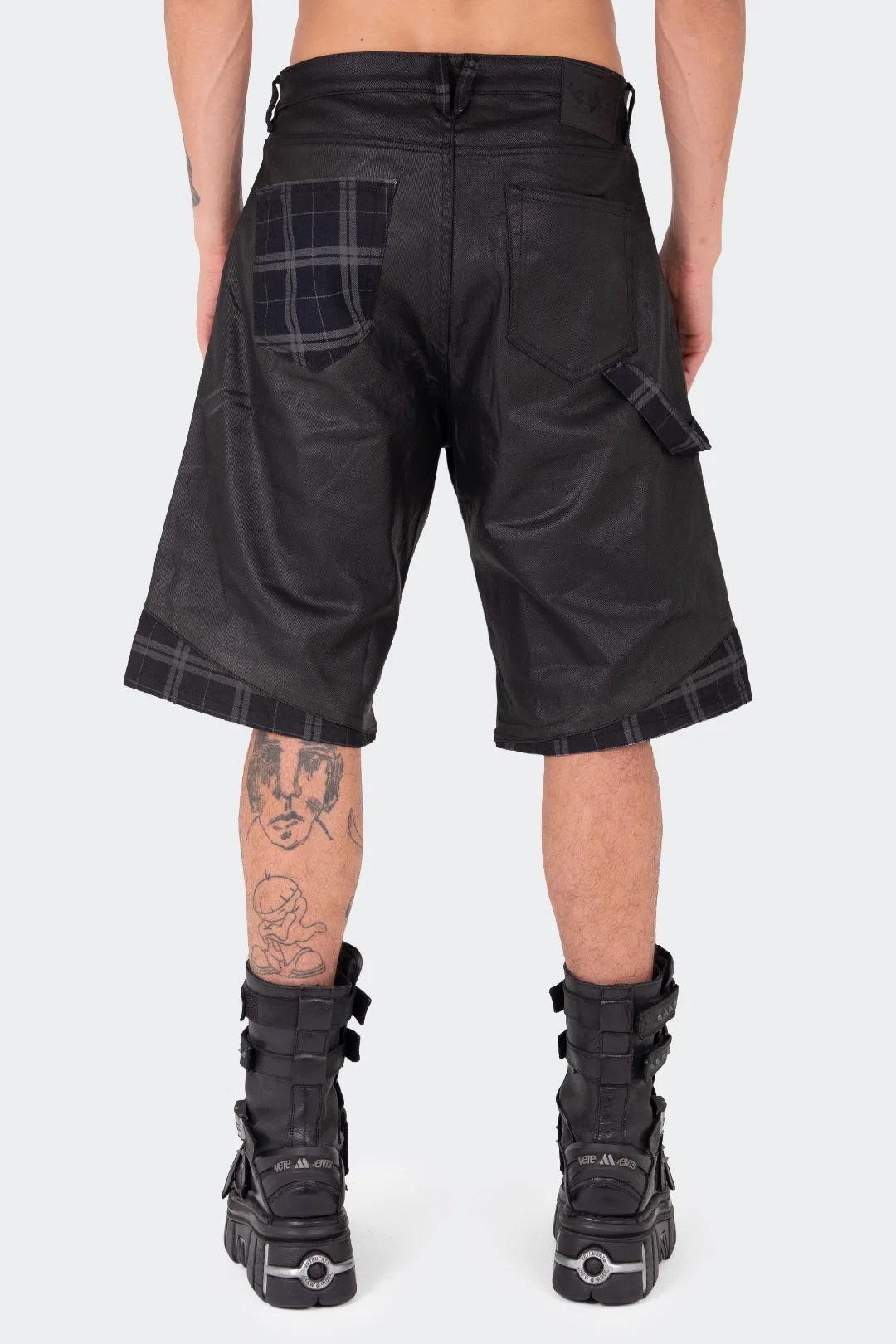 VENENO SHORT DENIM FRAGMENT