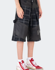 VENENO SHORT DENIM FRAGMENT