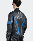 VENENO CHAQUETA CUERO BIKER GO FASTER