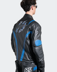 VENENO CHAQUETA CUERO BIKER GO FASTER
