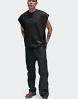 VENENO TANK TOP LEATHER EFFECT
