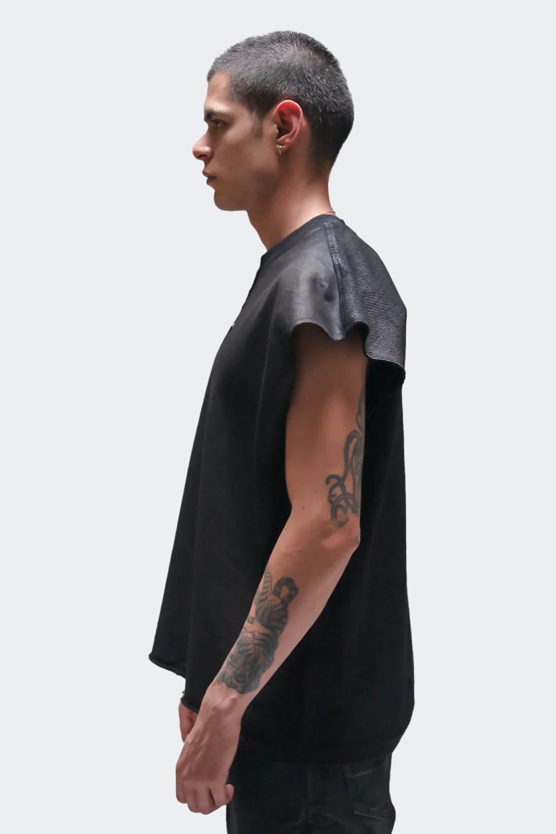 VENENO TANK TOP LEATHER EFFECT