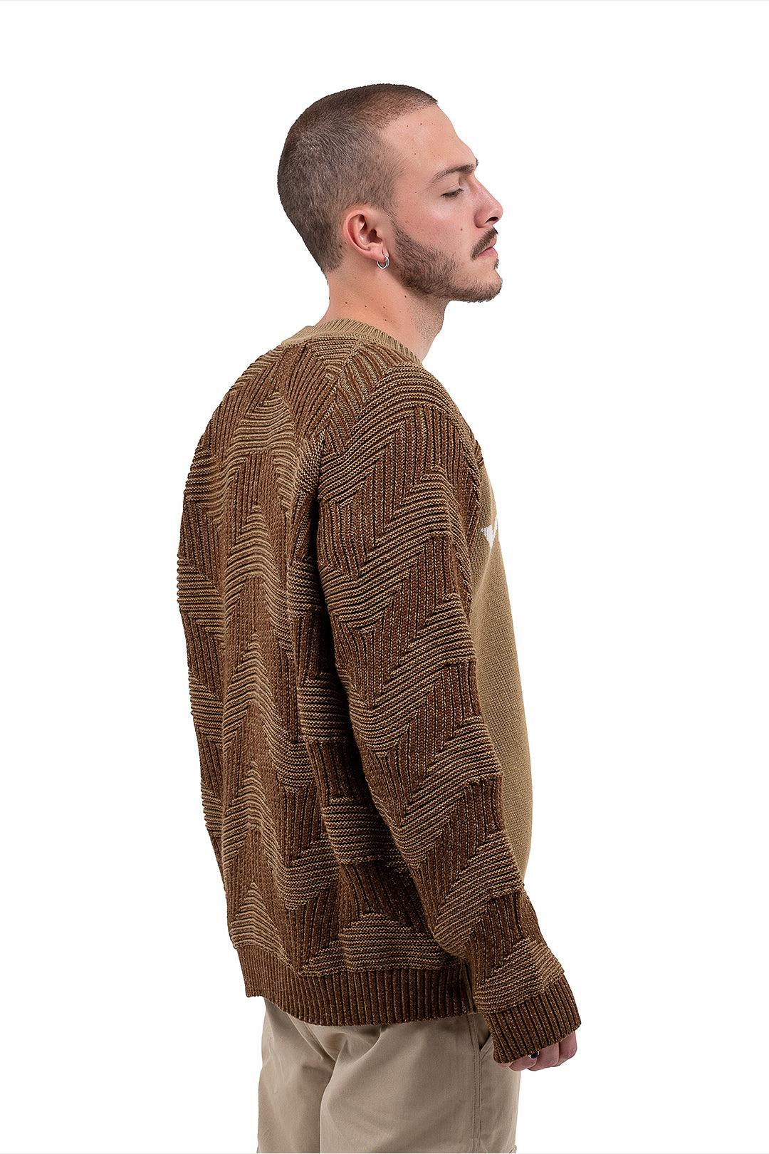 SUETER JAQUARD VENENO - CAMEL